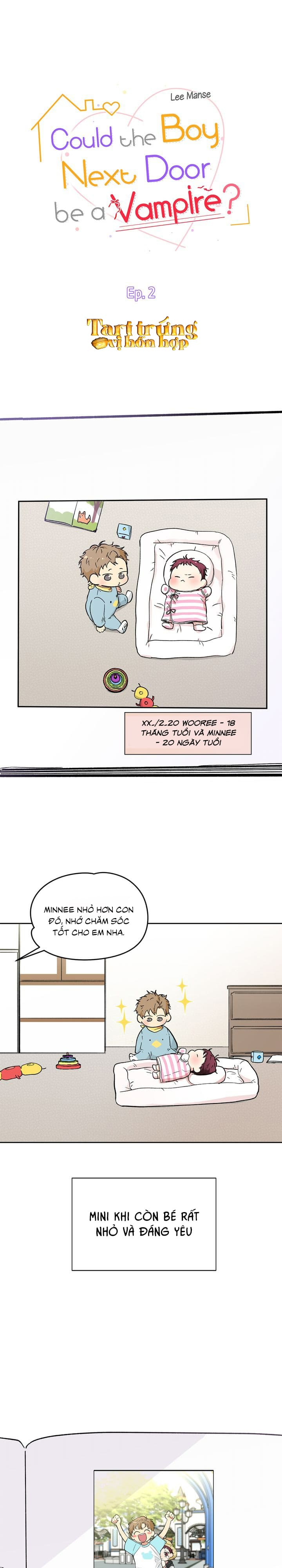 lỡ hàng xóm nhà bên là ma cà rồng thì sao?! chapter 2 1