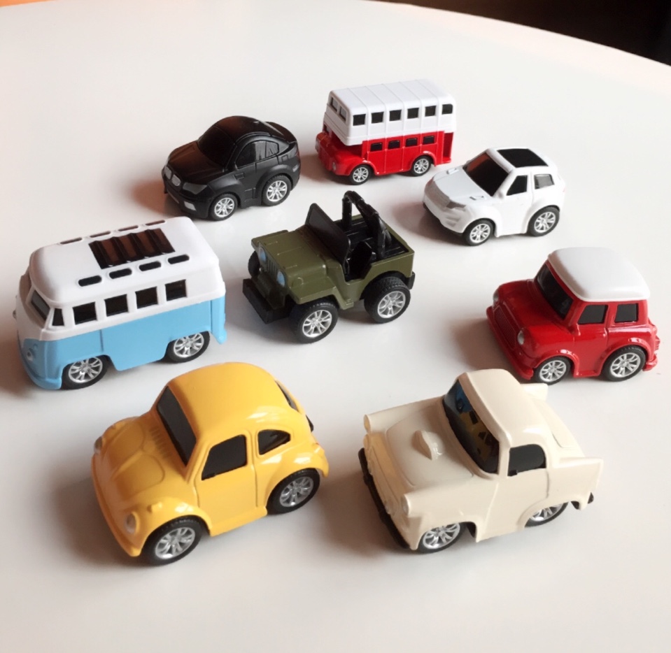 Bộ 8 Ô Tô Mô Hình Bằng Sắt  MINI CAR - Đồ Chơi Cho Bé Trai