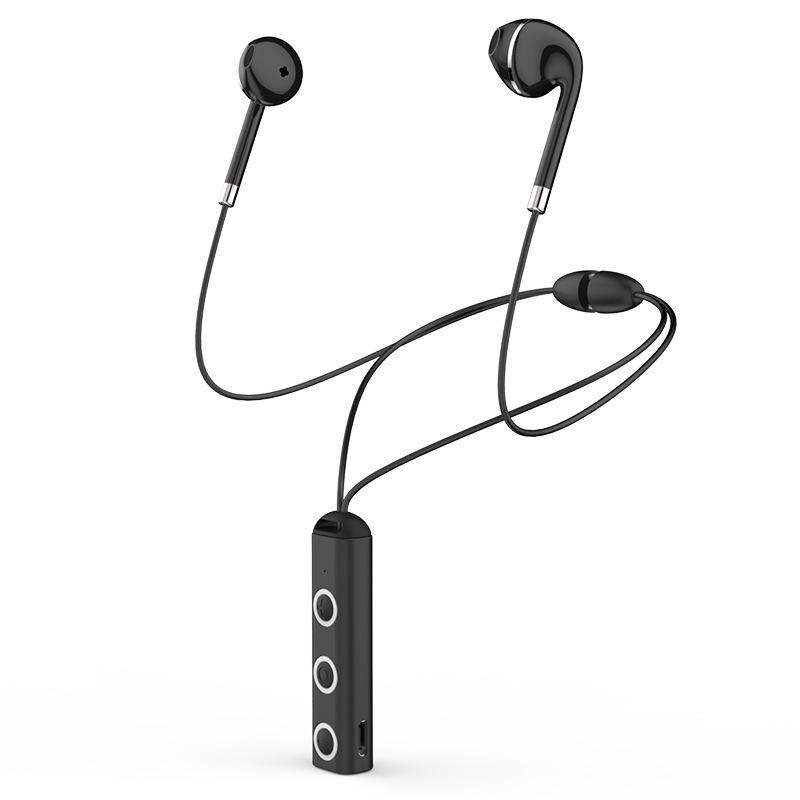 Giá thấp nhất giao ngay Tai nghe Bluetooth nút tai nghe nhạc không dây in-ear tai nghe chạy bộ thể thao treo tai đôi tai cổ treo quạt hút nam châm