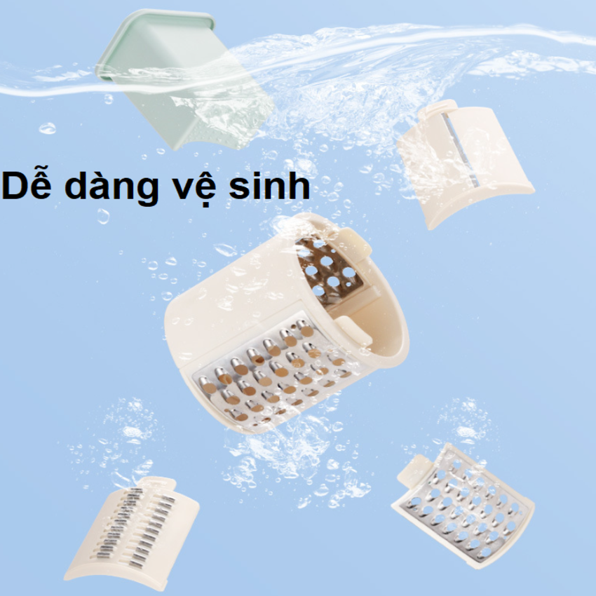 Máy thái rau củ quả đa năng 3 chế độ, thương hiệu Mỹ cao cấp Septree WT-QC613 - Hàng Nhập Khẩu