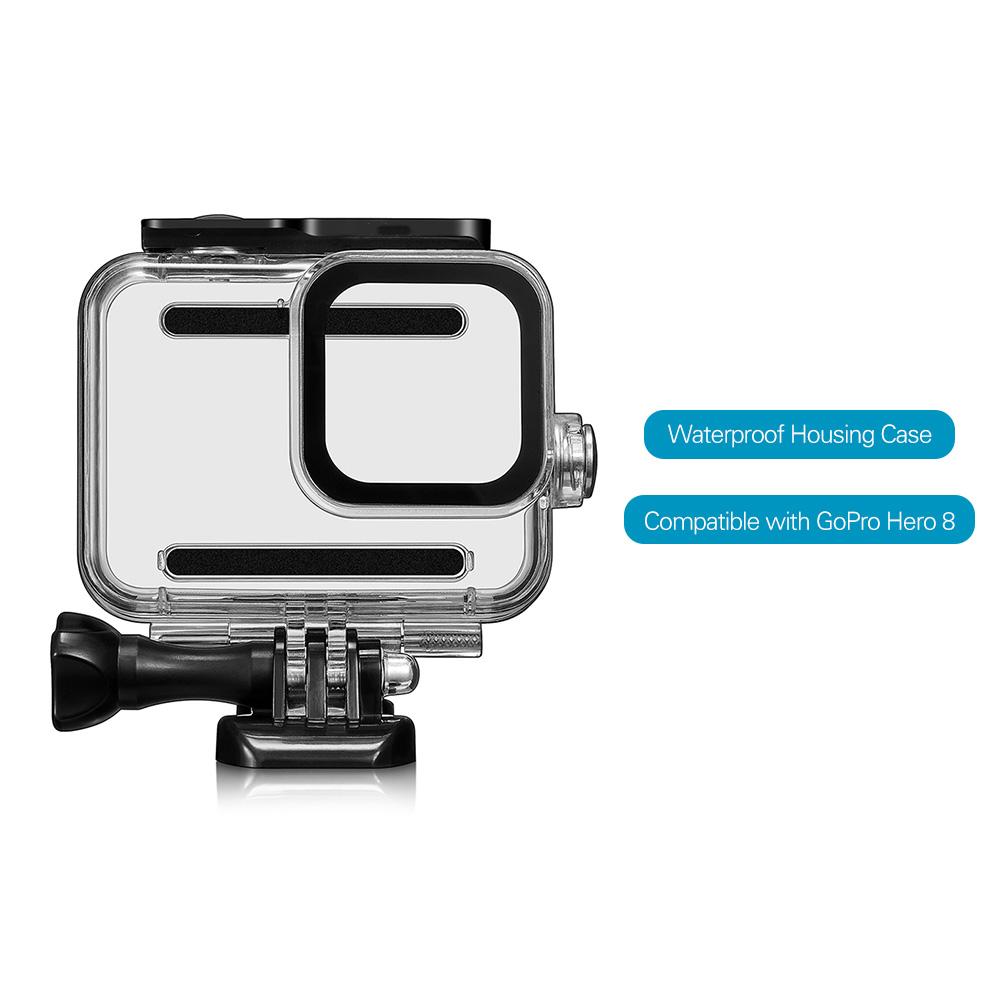 Vỏ chống thấm nước dưới nước 40m Tương thích với Camera hành động GoPro Hero 8