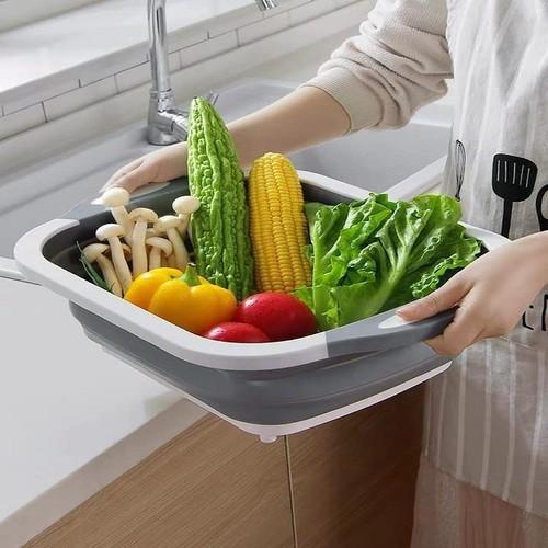 Chậu đa năng gấp gọn tiện lợi