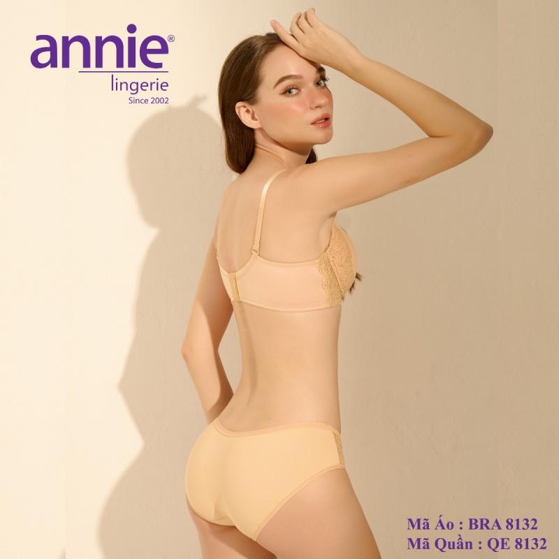 Bộ đồ lót Nữ Annie 8132 Đồng Bộ Chất Liệu Vô Cùng Mịn Màng, Mềm Mại Mang Đến Cảm Giác Nhẹ Nhàng Dễ Chịu