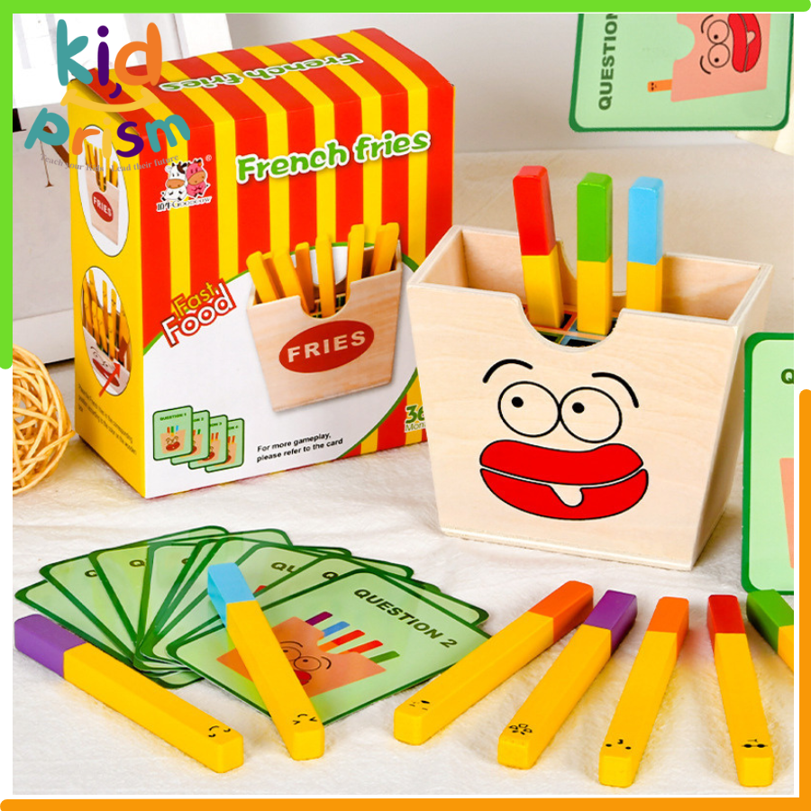 Đồ chơi Montessori - Hộp khoai tây màu sắc logic, Giúp bé sáng tạo trí tuệ, phát triển tư duy - Đồ chơi mầm non