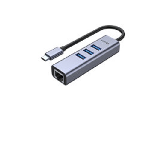 CÁP TYPE-C ra 3 USB 3.0 + LAN H1904A UNITEK - HÀNG CHÍNH HÃNG 