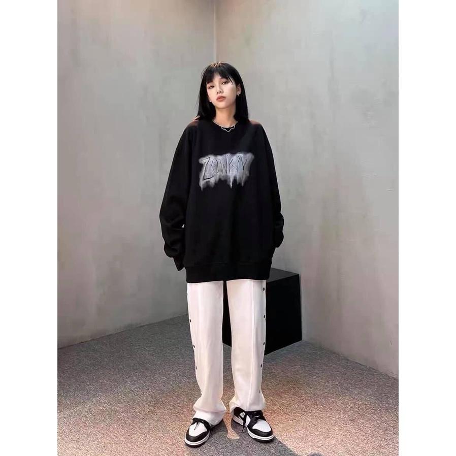 Áo Sweater JL Oversize Zowy, JACKLANE, Áo nỉ chui đầu unisex Jack Lane