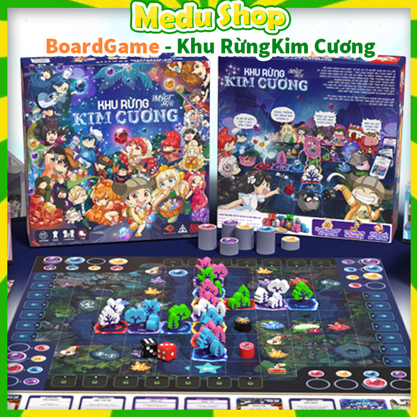 Khu Rừng Kim Cương - Board Game Lớp Học Mật Ngữ Cực Vui Cho Bé