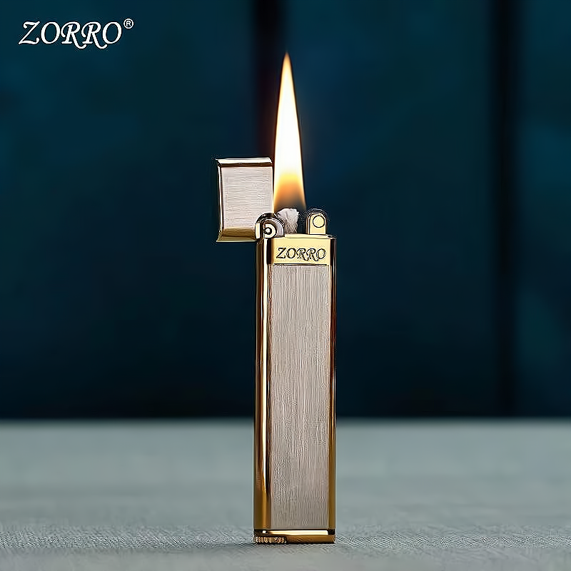 Hột Quẹt Bật Lửa Xăng Đá Zorro Z668-002 Kiểu Dáng Nhỏ Gọn Tiện Lợi FULL BOX Tặng Kèm Dụng Cụ Vặn Nắp Đổ Xăng