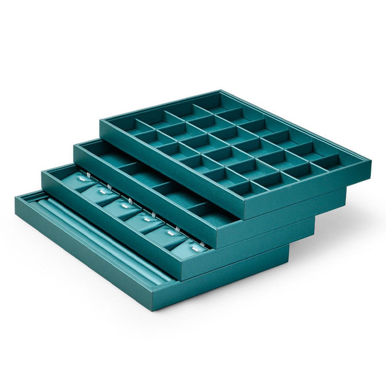 Multi-function Fashion Jewelry Tray Stackable Showcase Display Drawer Necklace Display Large Capacity Jewellers Supplies