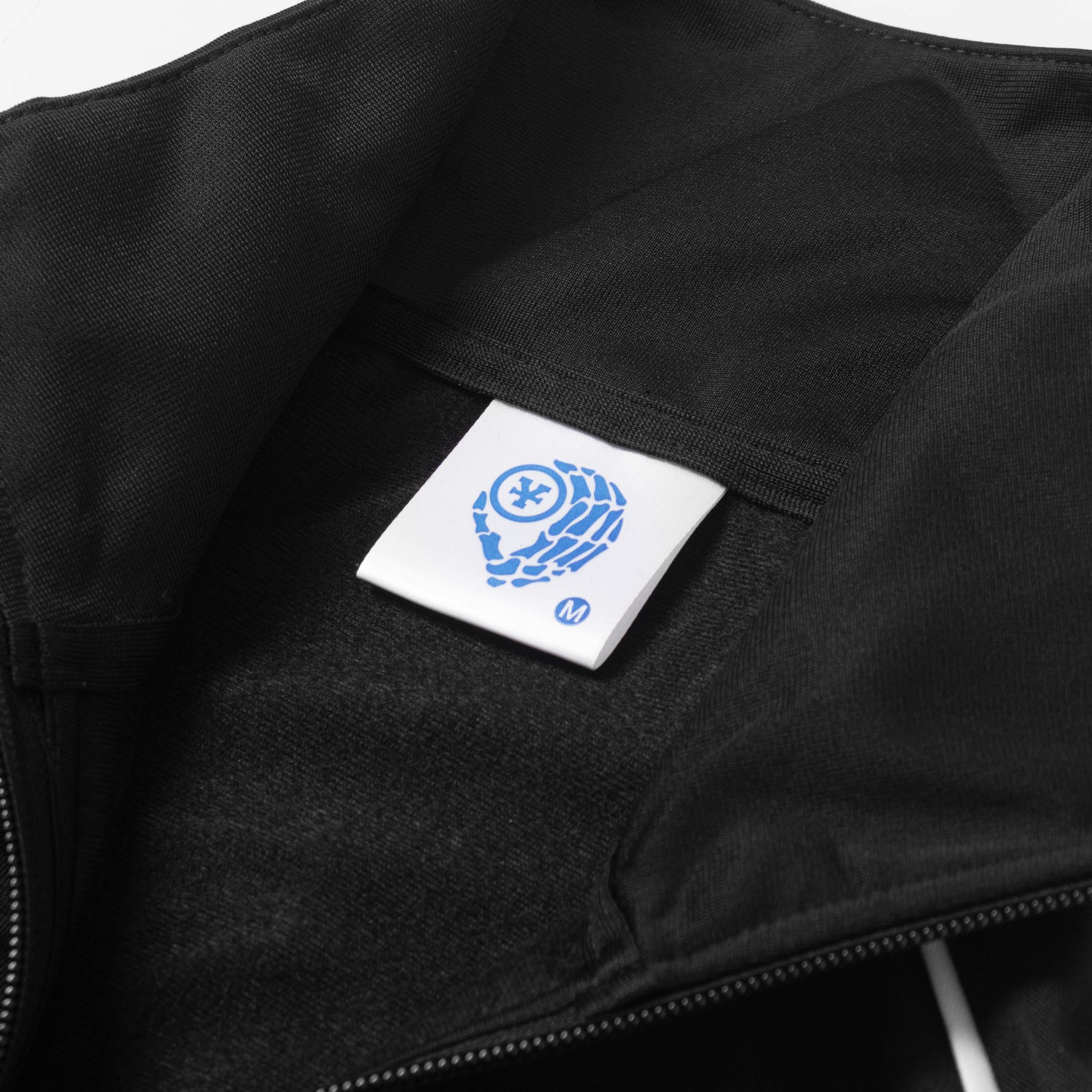 Áo Khoác DirtyCoins Logo Striped Track Jacket - Black