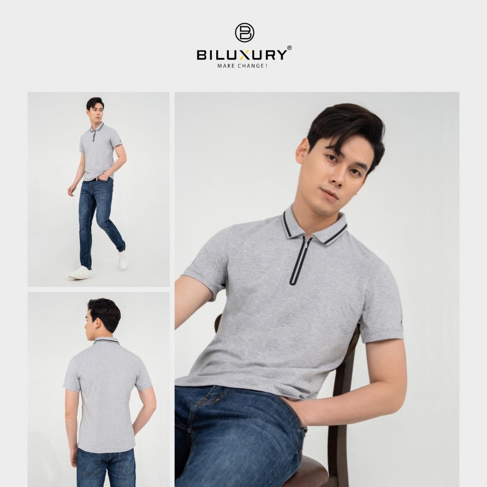 Áo polo nam cổ bẻ Biman by Biluxury thun co giãn 4 chiều form chuẩn vừa người thoải mái vận động 5APCT001