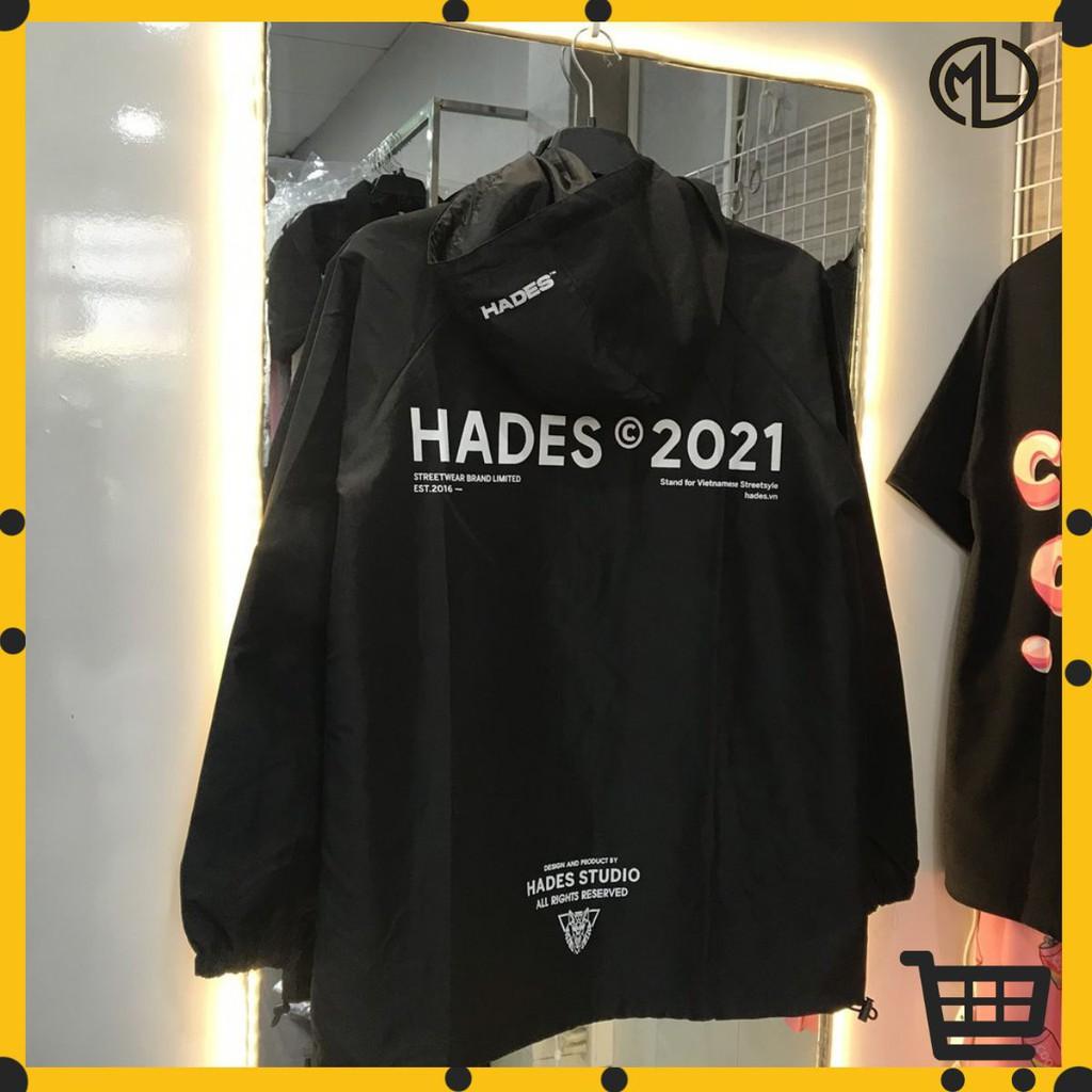 Áo Khoác Dù Nam mẫu màu đen form rộng - vải dù 2 lóp dày dặn unisex MAYLAN STORE