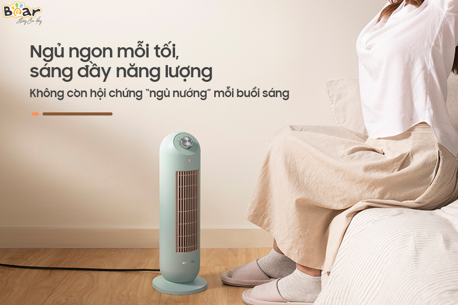 Máy Sưởi Ấm Gia Đình BEAR DNQ-C20B1 2000W - Hàng Chính Hãng