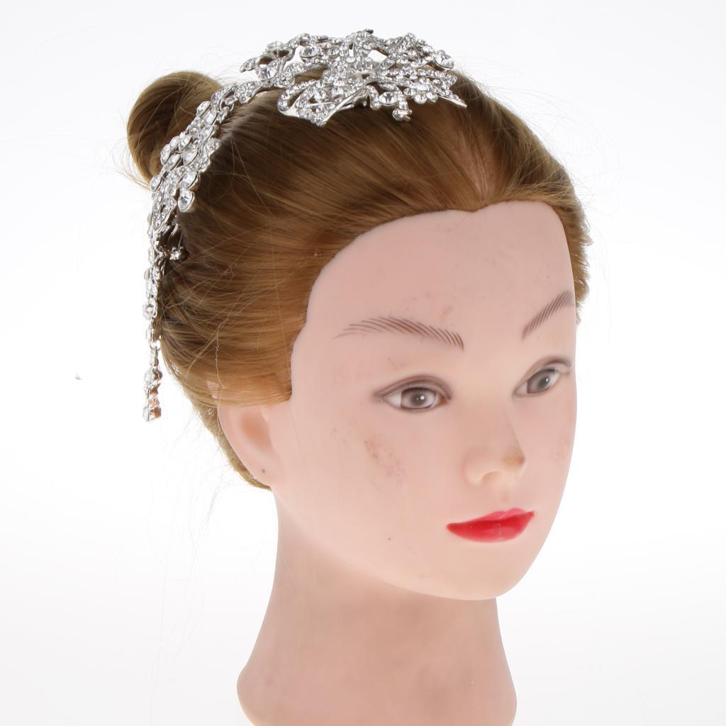 Bridal Wedding Crystal Rhinestone Hair Comb Headpiece Jewelry