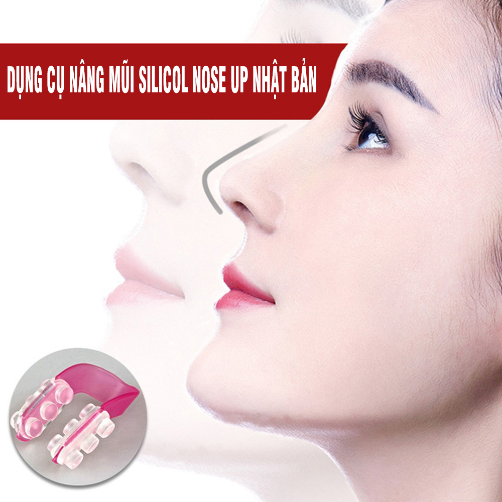 Dụng Cụ Nâng Mũi Silicol Nose Up Nhật Bản, Tiện Lợi, Dễ Dùng, Chất Liệu Mềm, Thân Thiện, HIệu Quả Trong Quá Trình Cải Thiện Gương Mặt, Thiết Kế Thời Trang, Kích Thước Nhỏ Gọn