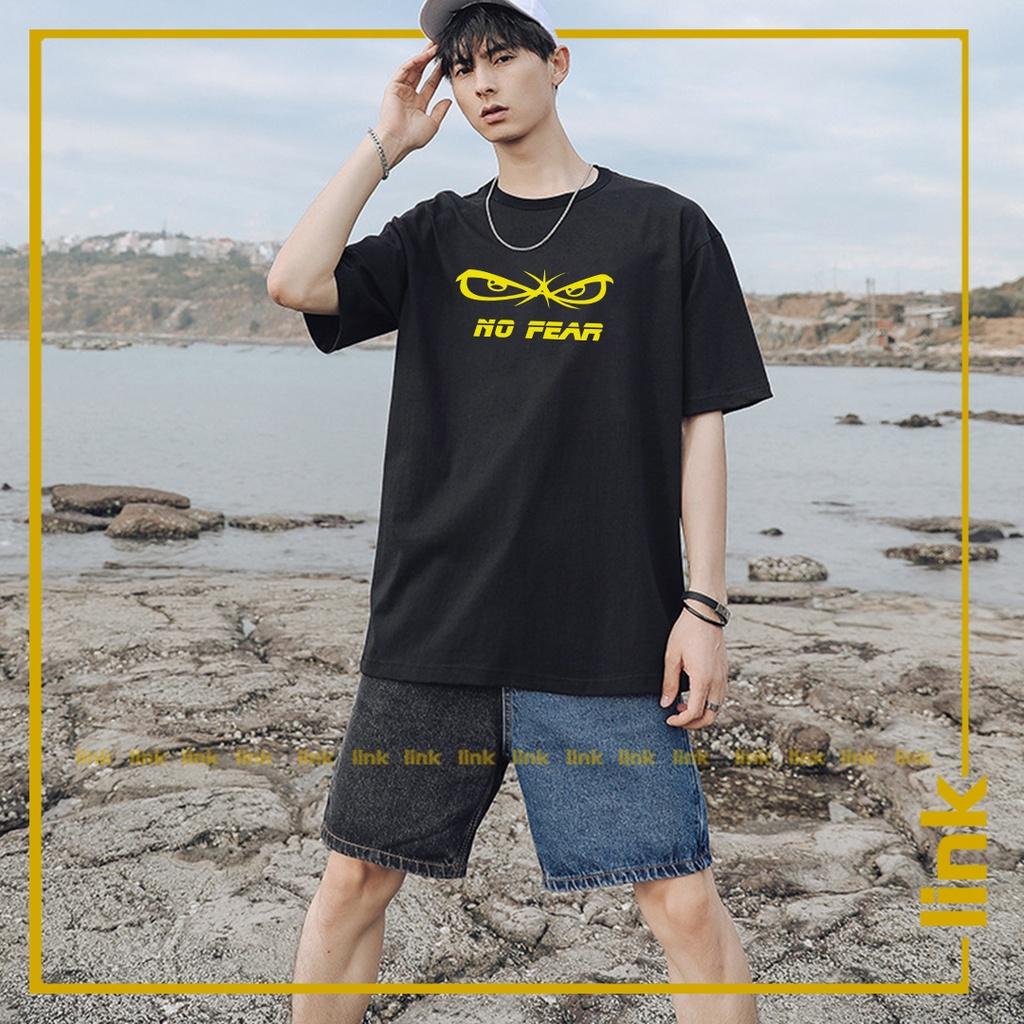 Áo dáng rộng NO FEAR ngầu trước ngực tay lỡ unisex