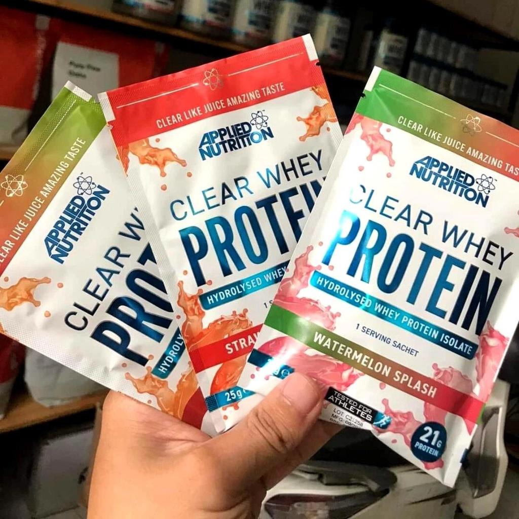 Gói thử sample 30gr Applied Nutrition Clear Whey Protein Hyrolyzed Whey Tách Sữa Tăng Cơ Nhanh