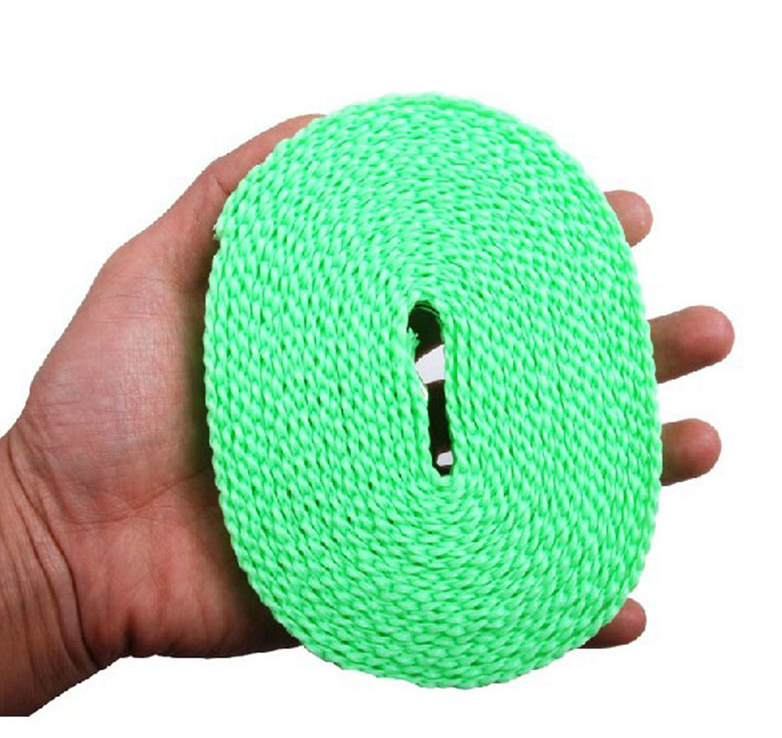 Dây Phơi Quần Áo Dài 5m Có Lỗ Móc Tiện Lợi, Chất Liệu Dây Cước Chắc Chắn Bền Bỉ, Dây Phơi Đồ Thông Minh Có Thể Rút Gọn Tiện Dụng