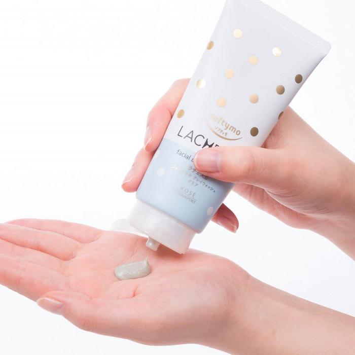 Sữa Rửa Mặt Tạo Bọt Chiết Xuất Bùn Làm Sạch Sâu Softymo Lachesca Kosé Nhật Bản