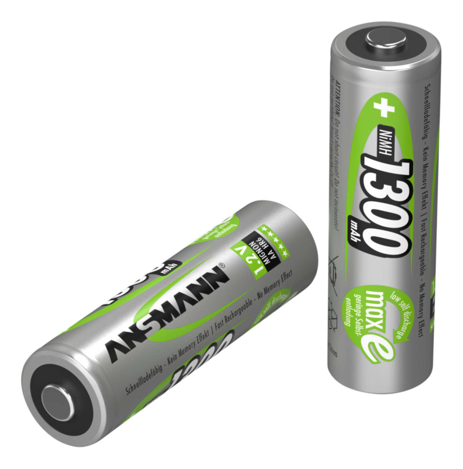 Pin Sạc AA-1300mAh Max- E ANSMANN (Vỉ 4 viên)