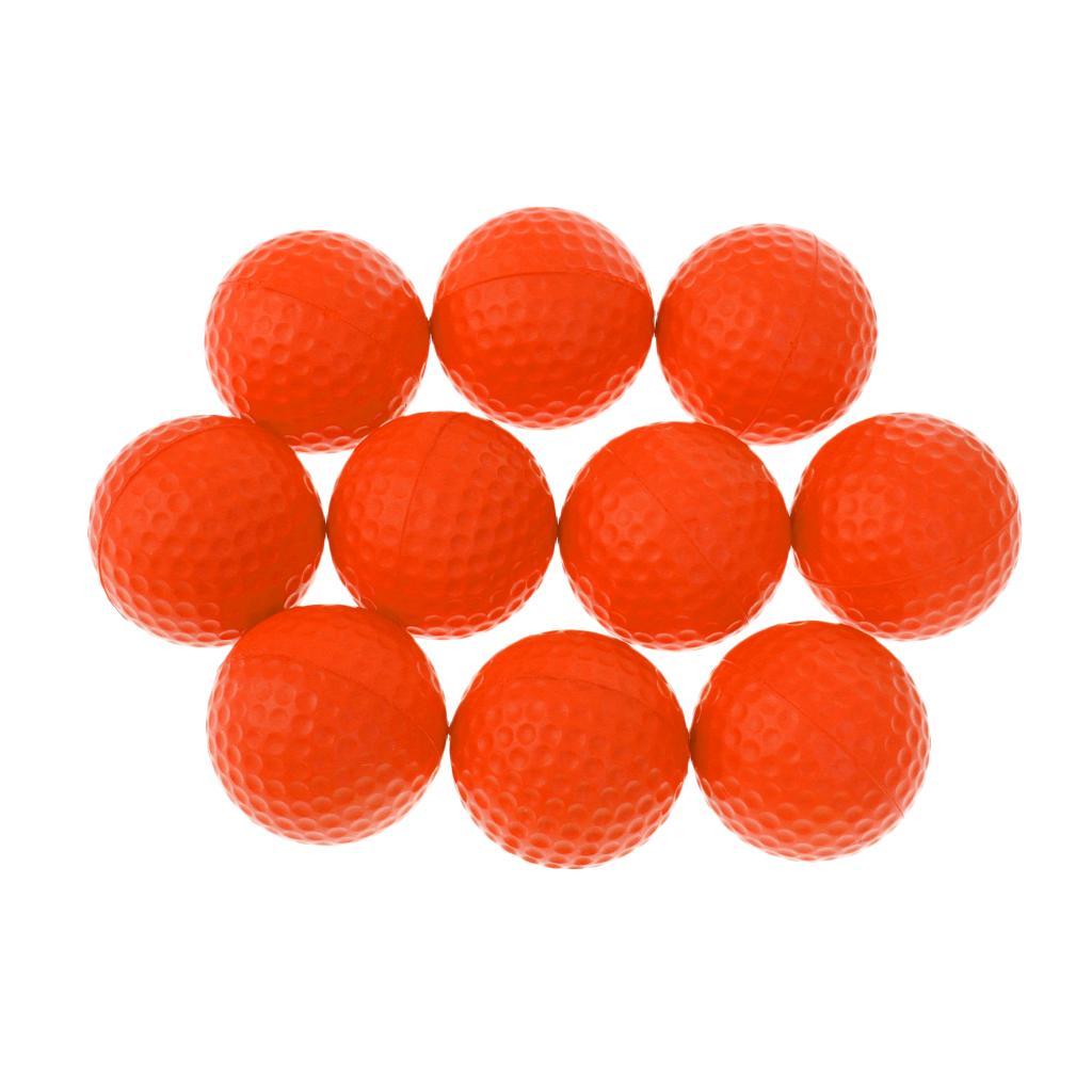 20pcs PU Foam Sponge Golf Training Balls Golf Practice Balls 42mm Orange