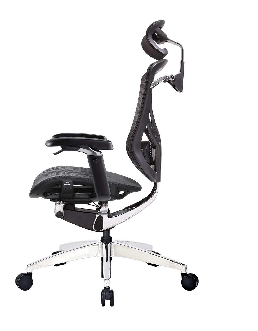 Ghế Công Thái Học Ergonomic Ivino 5D Đen bản 2021 - Tay cầm 5D, Ngả lưng 135 độ