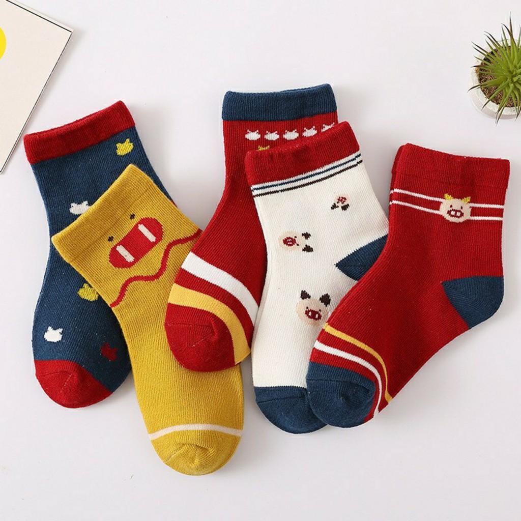 Set 2 đôi tất Kid Sock chống trượt điều hòa cho bé