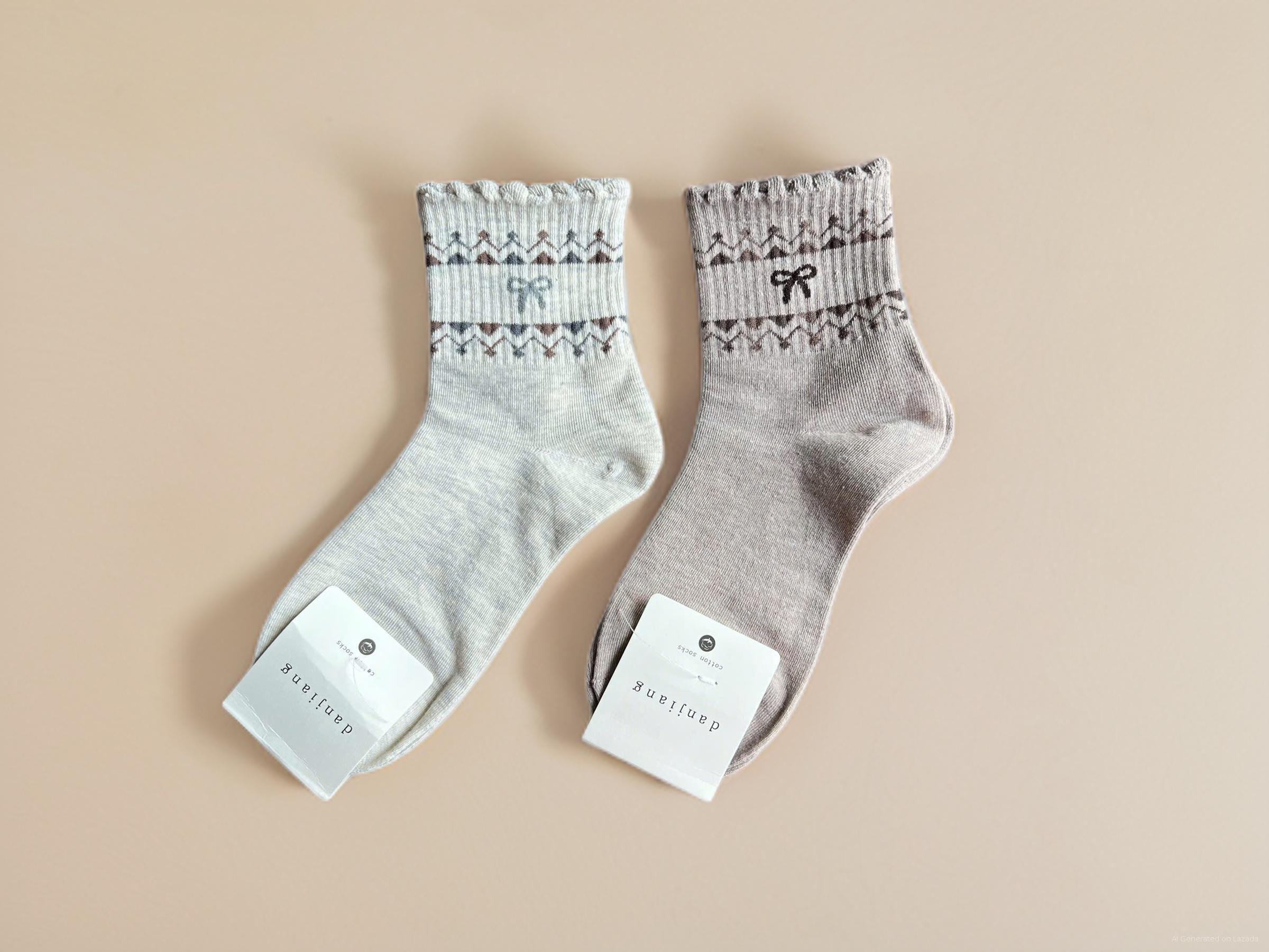 SET 5 ĐÔI TẤT VỚ NỮ CAO CỔ MÃ 25 DÀNH CHO NỮ