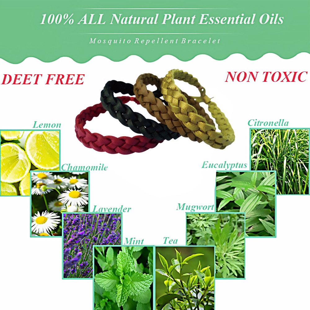 12 Vòng đeo tay chống côn trùng không thấm nước