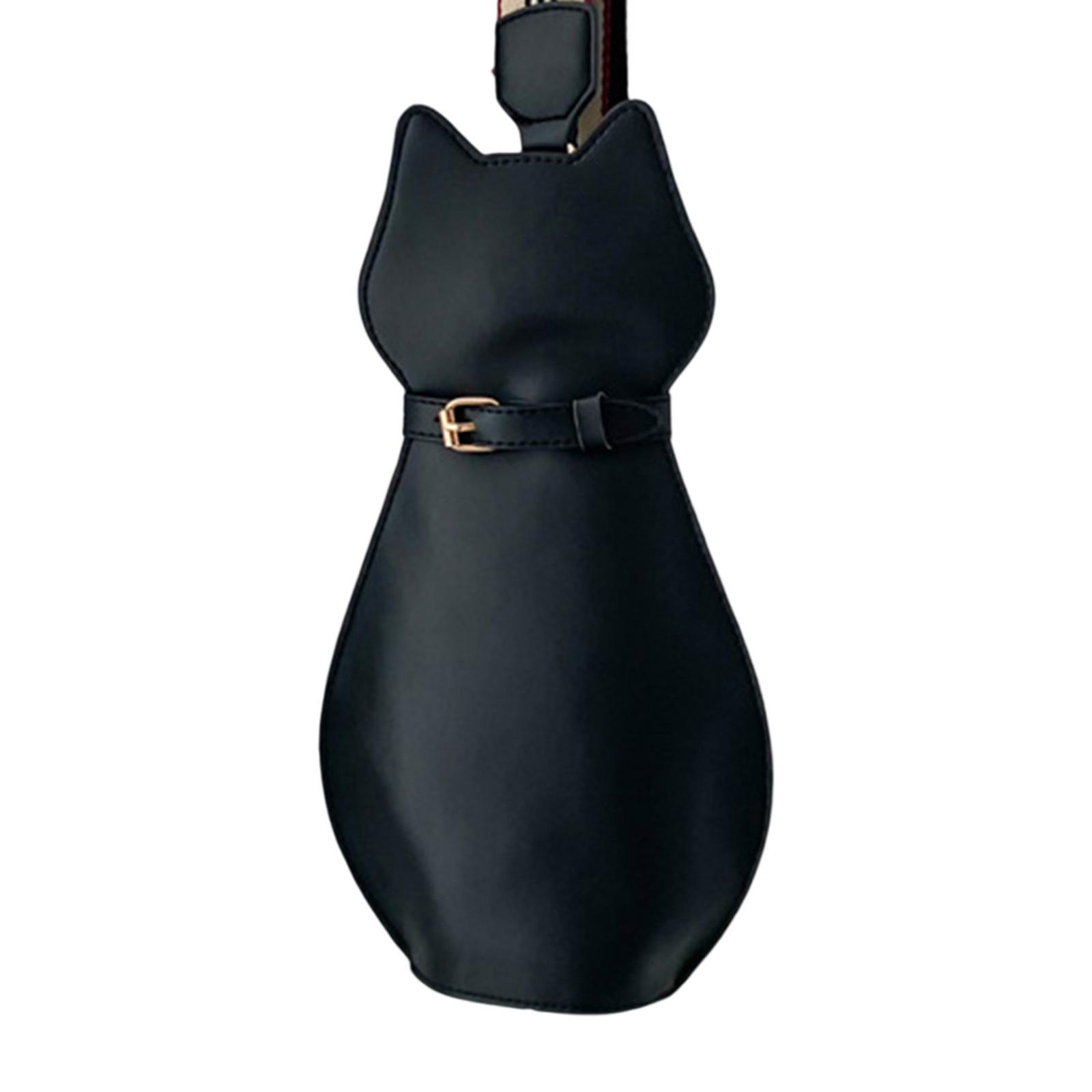Womens Handbag Travel Purse Lady Wallet Satchel Fashion Pouch Funny PU Cat Shaped Bags Shoulder Bag for Hiking Vacation Work Outdoor Traveling