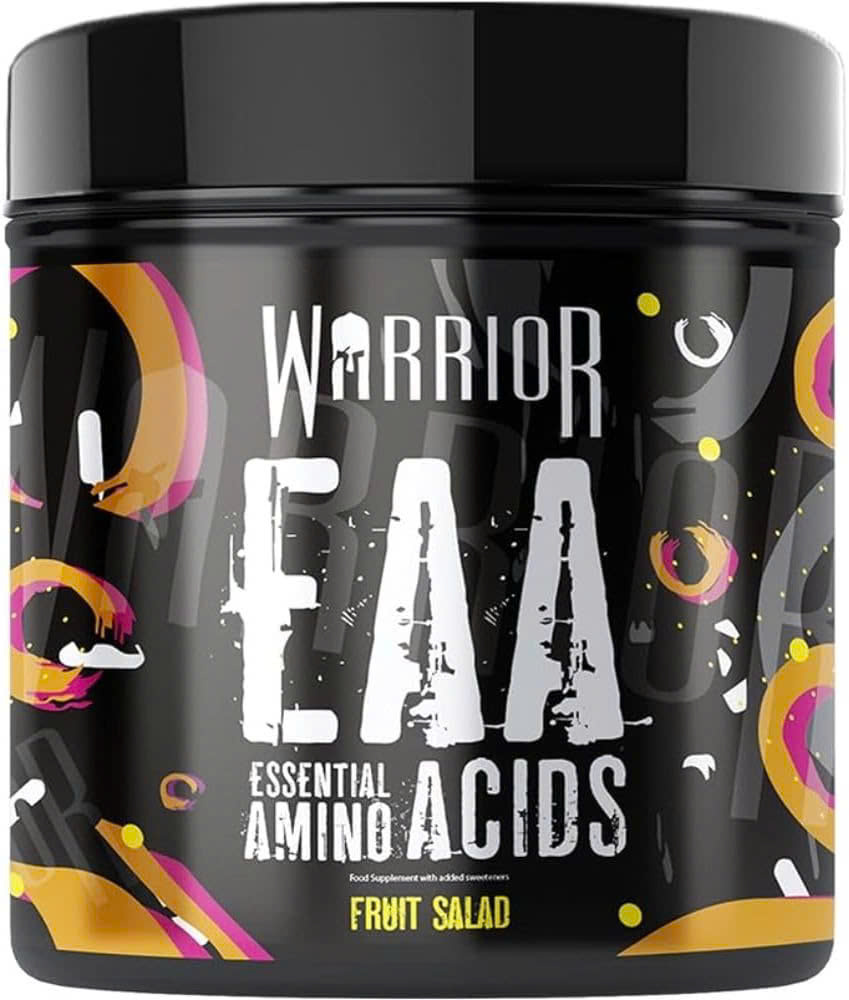 Warrior EAA Essential Amino Acids (30 Lần dùng) -  Intra Workout, Chứa EAAS Phục Hồi Cơ, Hỗ Trợ Tập Luyện