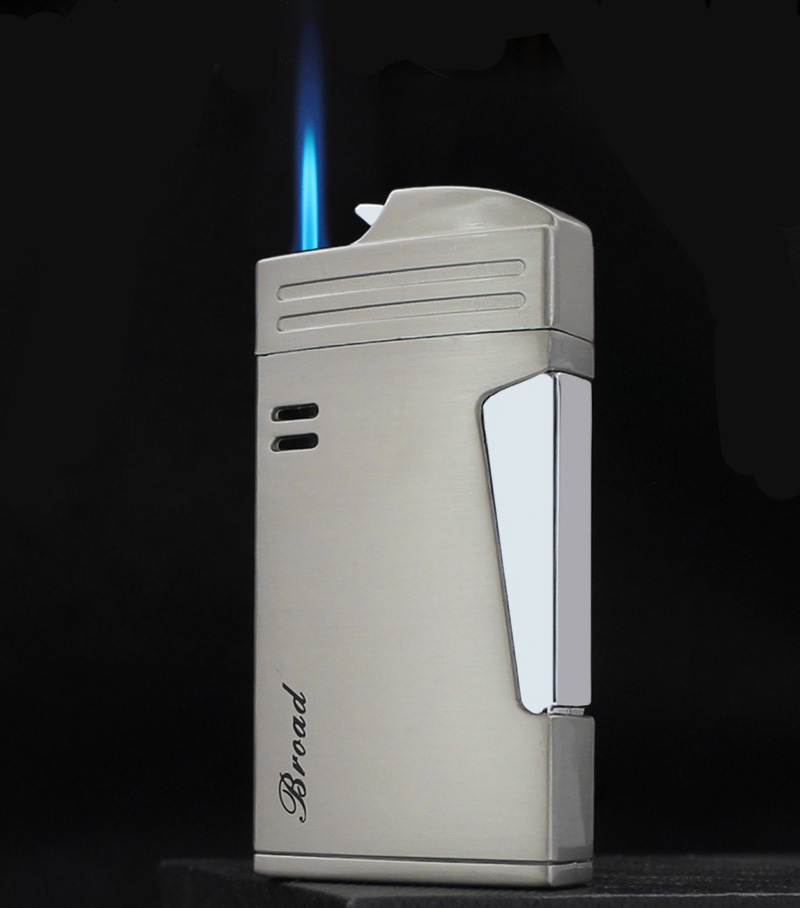 Bật Lửa Khò Broad Lighter BD432 Bấm Ngang Lửa Khò Xanh Chắn Gió - Xài Gas