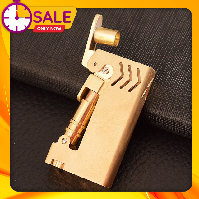 Vỏ Hột Quẹt Bật Lửa Xăng Bấc Đá ShuFang SF01 Hàng Thủ Công Độc Lạ Tiện Dụng - Dùng xăng bấc đá cao cấp