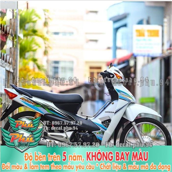Tem rời Wave R trắng -1