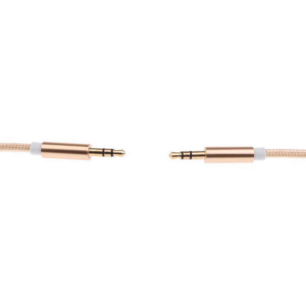 3.5mm Male AUX Stereo Audio Headphone Car Cable For iPod Phone MP3