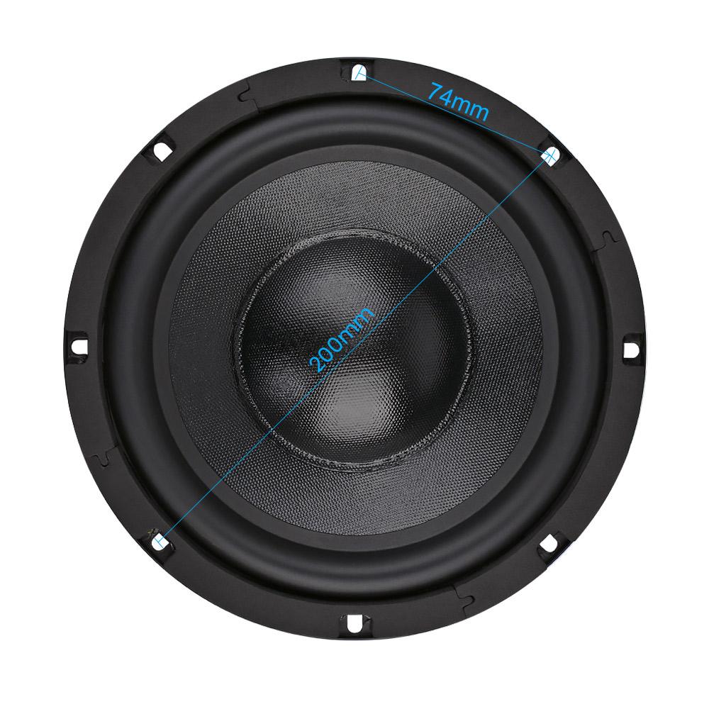 Aiyima 8 Inch Loa Siêu Trầm Loa Loa Trầm 4 8 Ohm 150W Cao Cấp Dài Bass Sâu Âm Thanh Hifi Loa Tự Làm Cho Rạp Hát Tại Nhà Color: 8 Ohm