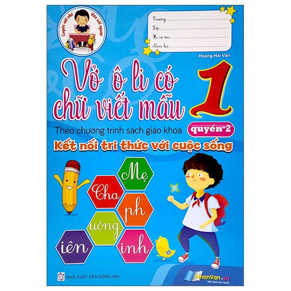 Vở Ô Li Có Chữ Viết Mẫu 1 - Quyển 2