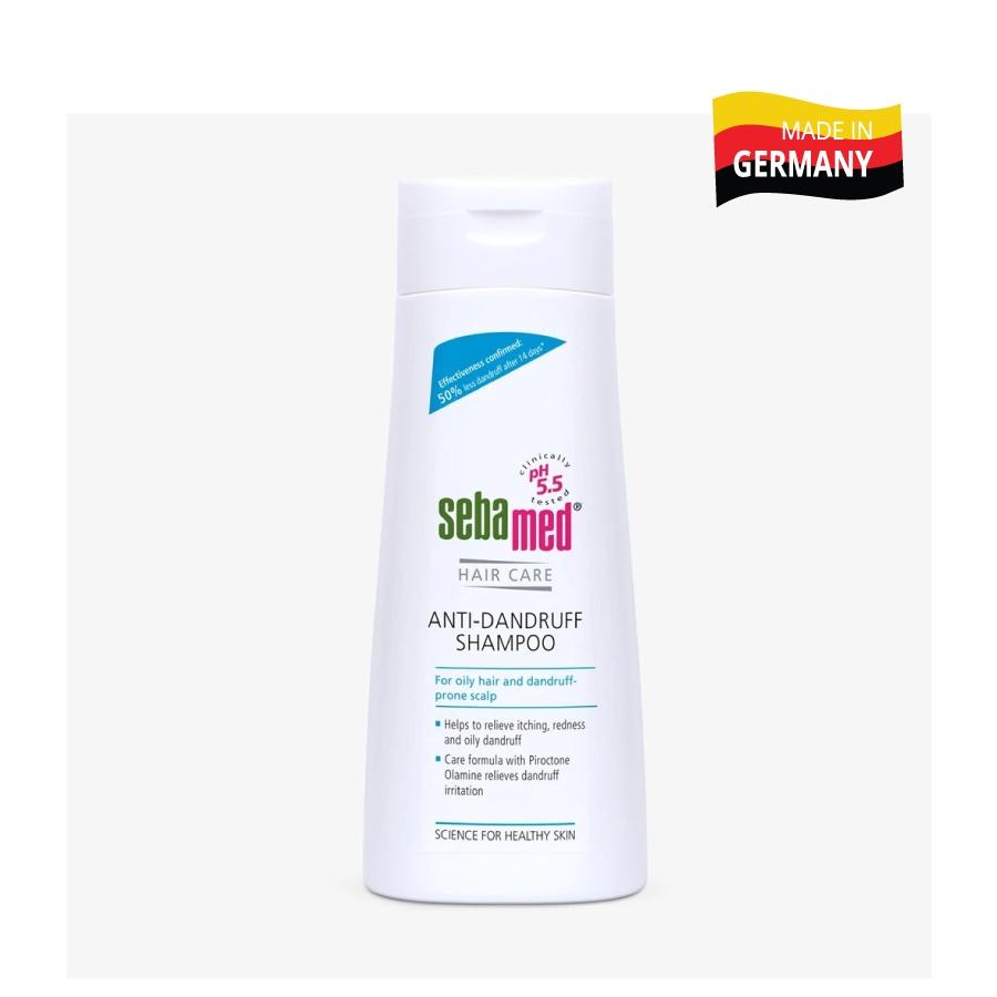 Dầu gội giúp giảm gàu Sebamed Hair Care Anti-Dandruff Shampoo pH5.5 200ml