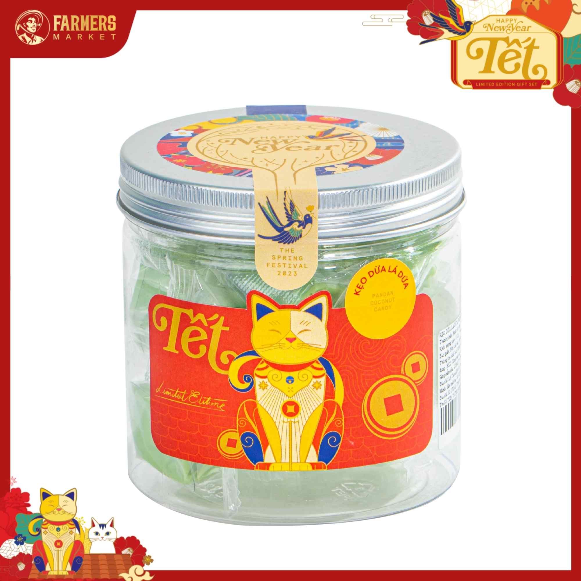 Kẹo dừa lá dứa Farmers Fine Foods 110G