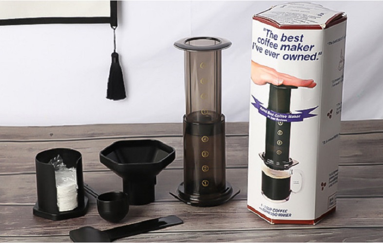 Dụng cụ Pha Cà Phê Nén Kiểu Mỹ Americano AeroPress New Full Set - hàng cao cấp