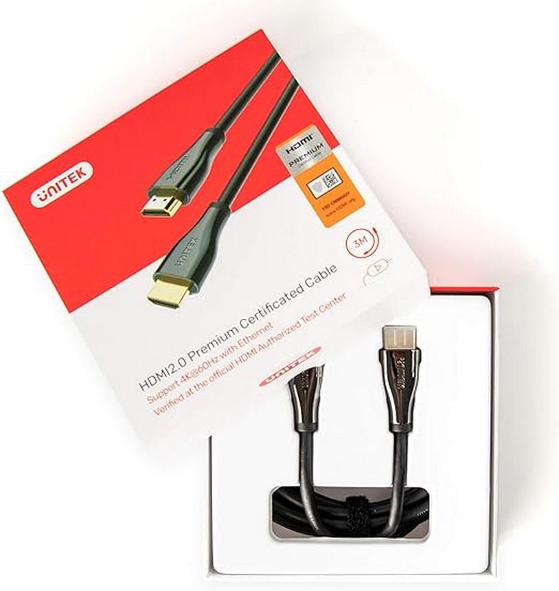CÁP HDMI PREMIUM 2.0/4K - 1.5M UNITEK C1047GB - HÀNG CHÍNH HÃNG
