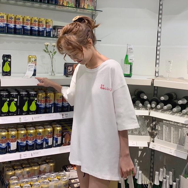 Áo thun tay lỡ form rộng