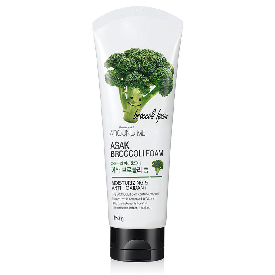 Sữa rửa mặt bông cải xanh Around Me Broccoli Foam Hàn Quốc 150g