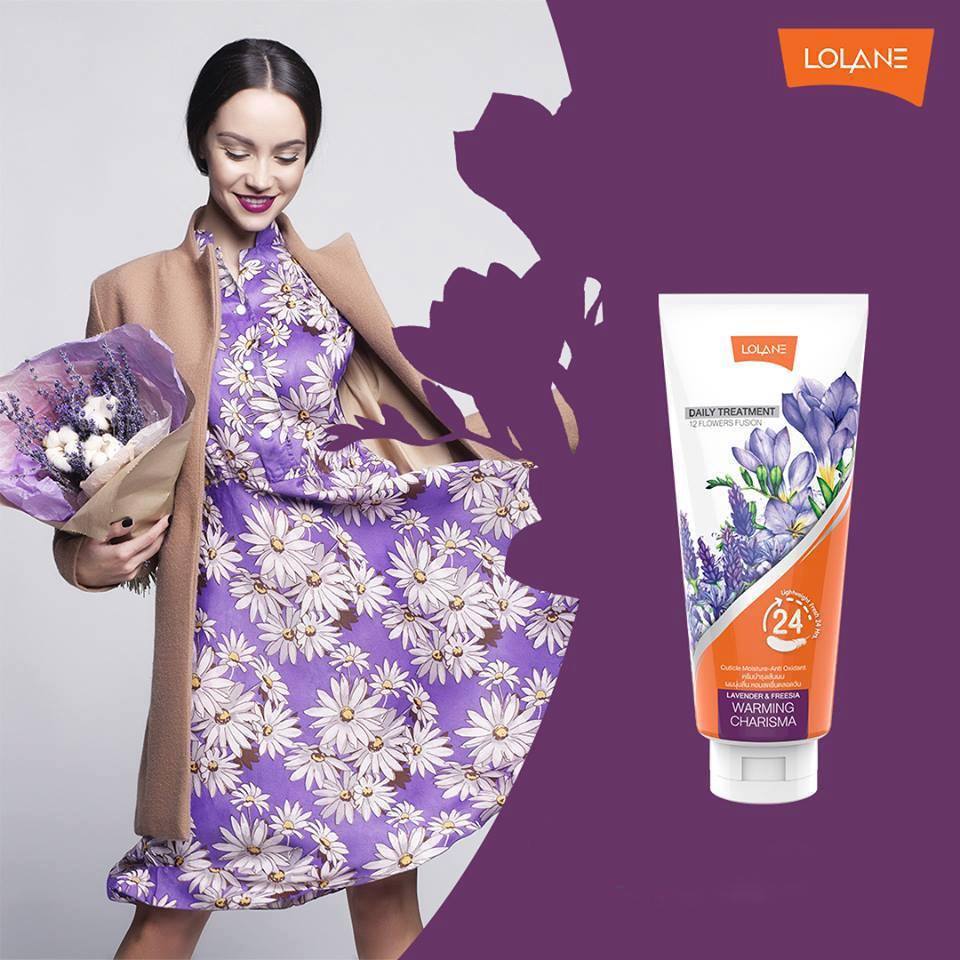 LOLANE - DẦU Ủ TÓC HÀNG NGÀY MÙI HƯƠNG NỒNG NÀN ẤM ÁP TỪ HOA LAVENDER &amp; HOA LAN 300ml