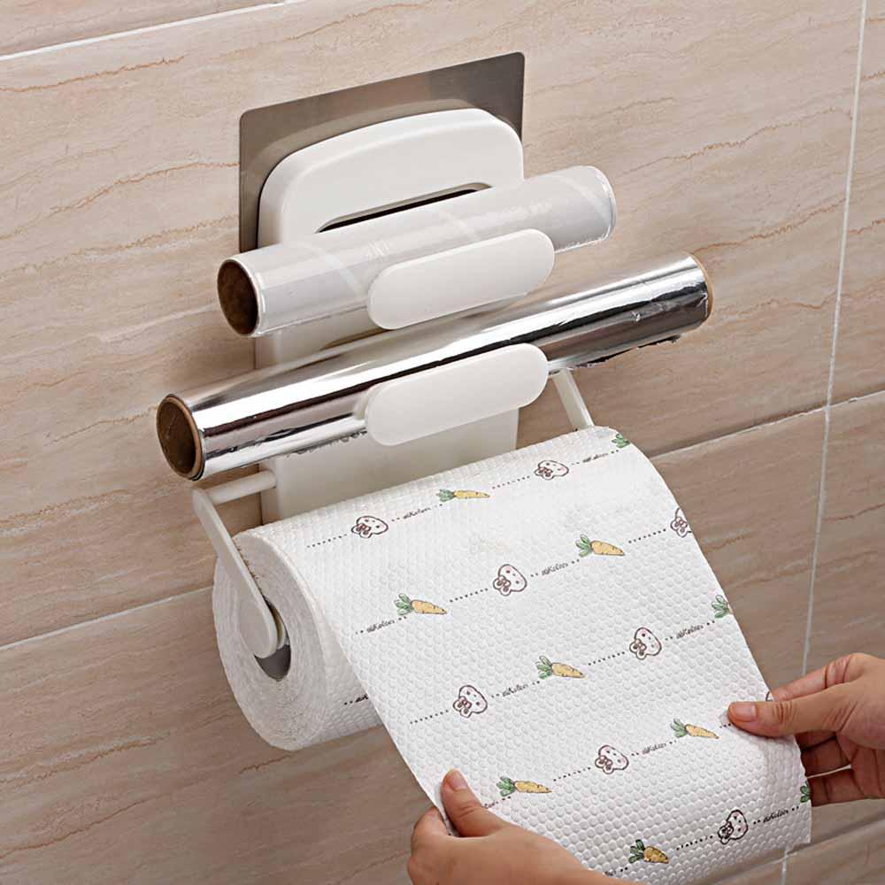 Nhà Bếp Bám Vào Bộ Phim Nước Bình Có Giá Để Đồ Đựng Khăn Giấy Phụ Kiện Nhà Bếp Cuộn Giấy Treo Lá Móc Treo Giấy Vệ Sinh