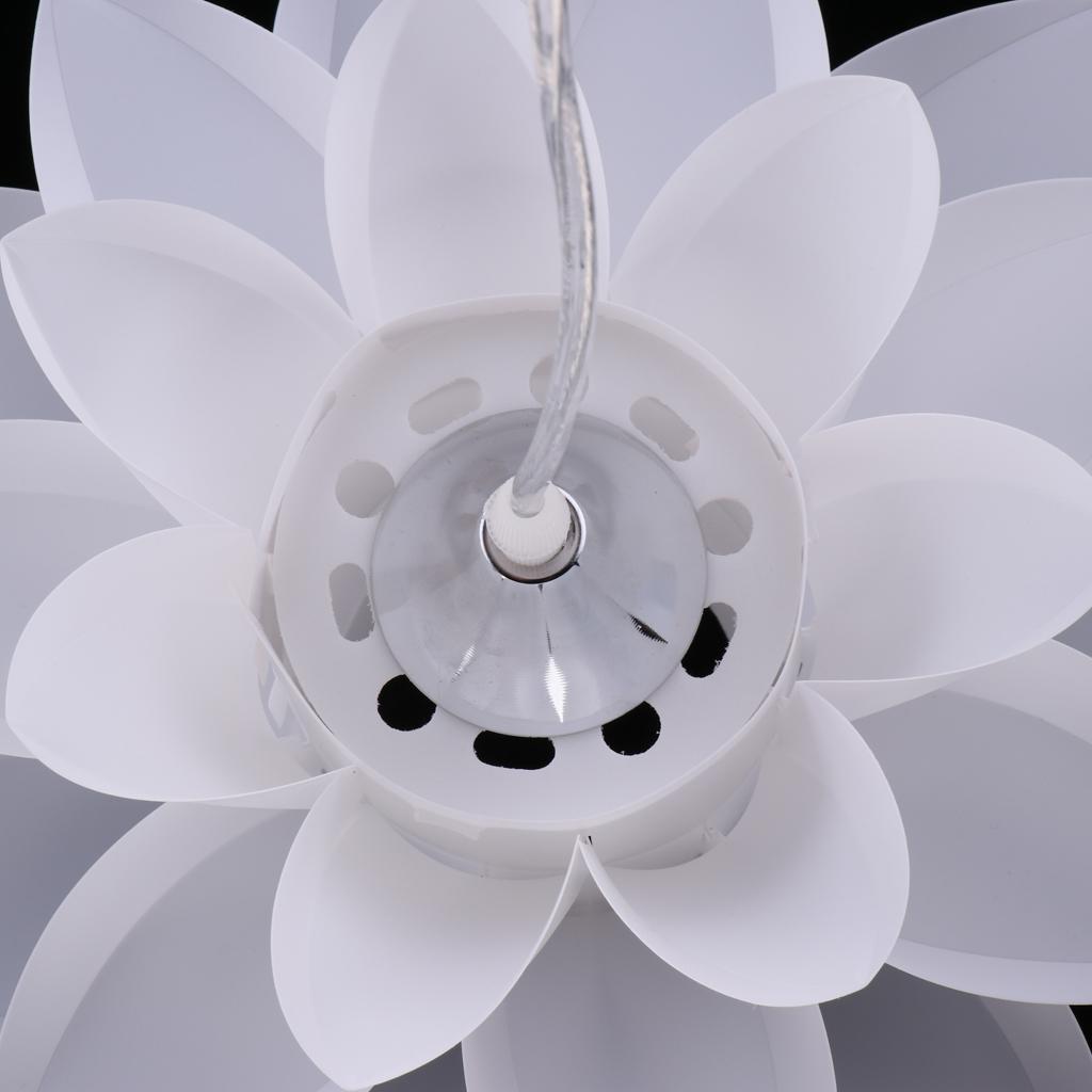 DIY Kit Lotus Chandelier Pendant Hanging Ceiling Light Lampshade Decor