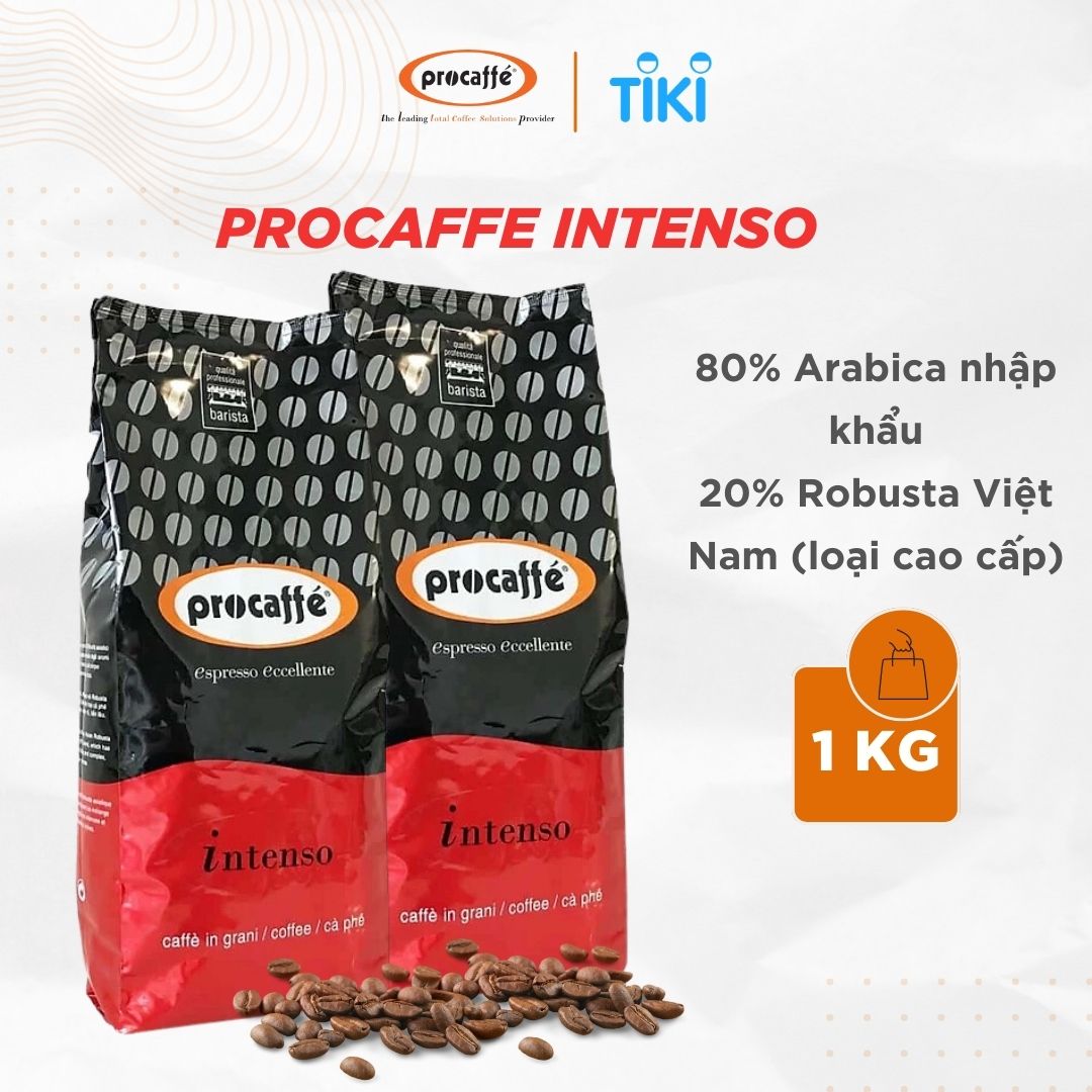 Cà phê nguyên chất PROCAFFE INTENSO - Hàng chính hãng