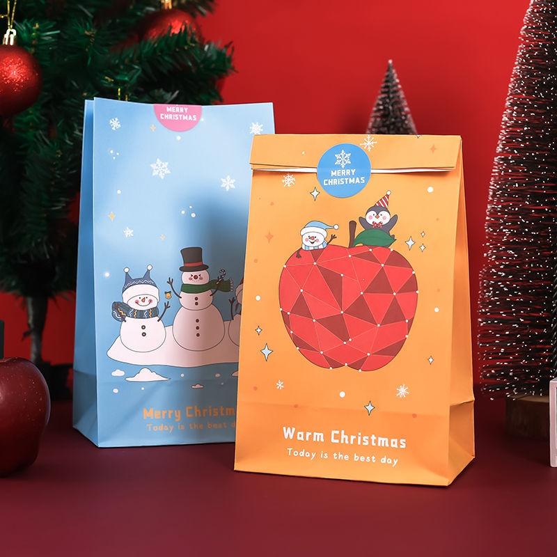 Set 6 túi giấy đựng quà Giáng Sinh