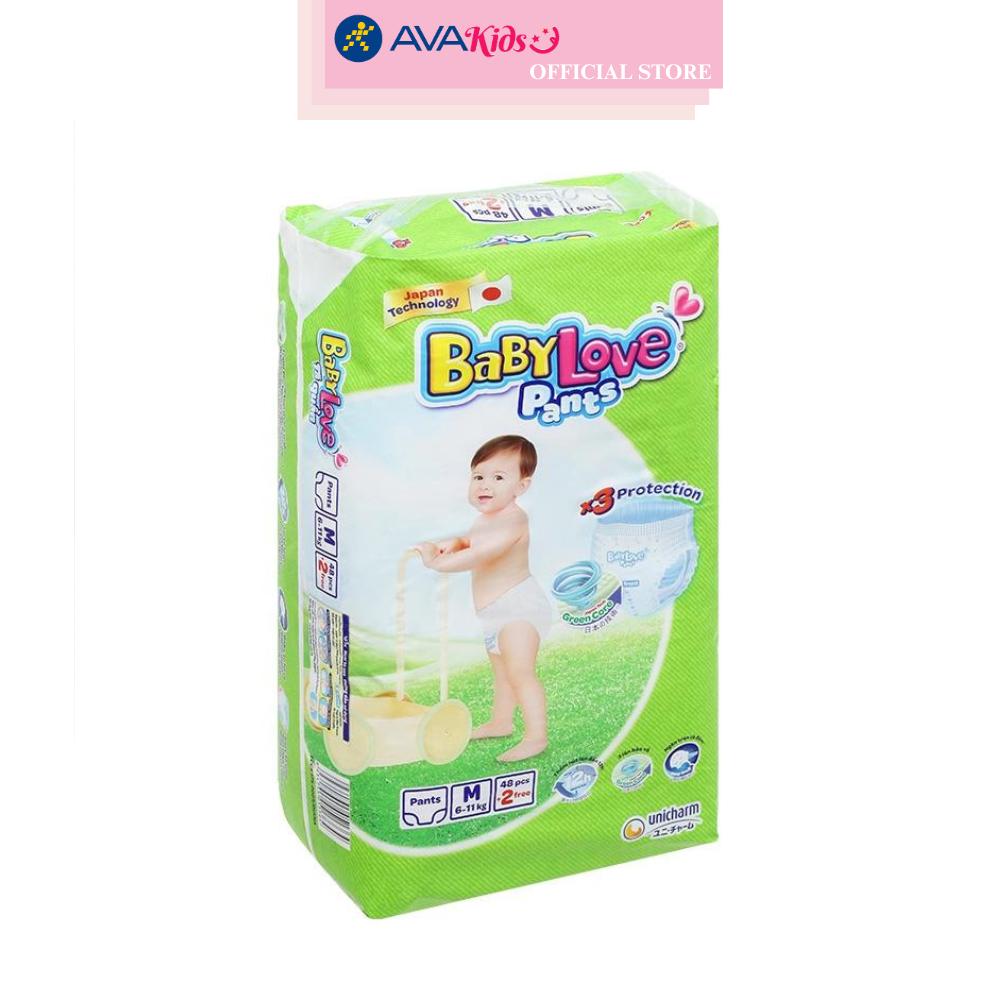 Tã quần BabyLove size M 48 + 2 miếng (6 - 11 kg)