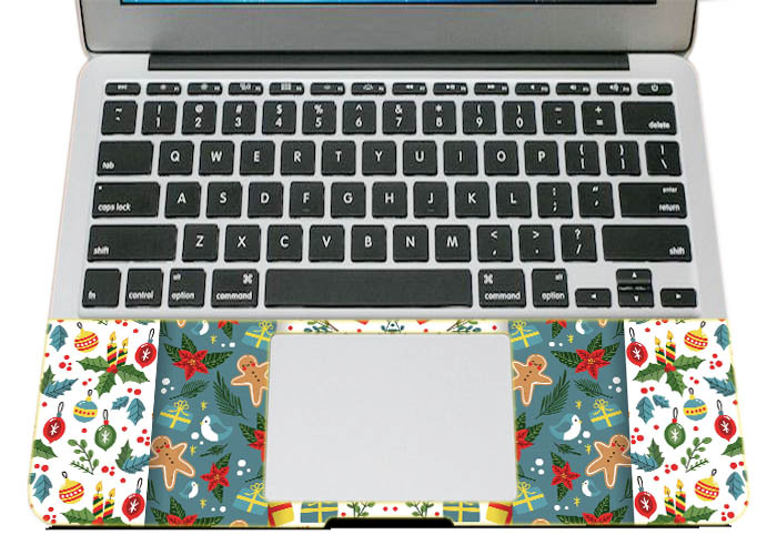Mẫu Dán Skin Trang Trí Mặt Ngoài + Lót Tay Laptop Holidays LTHLD - 175